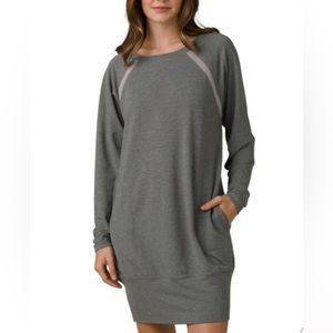 🆕 Prana Rosie Sweater Dress Ashy Grey NWT